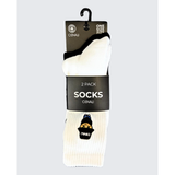 Covali Tipo Socks 2 Pack In White & Black