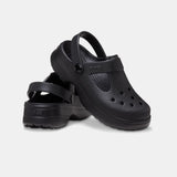 Crocs Girls Classic Mary Jane Clog Shoes In Black