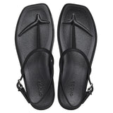 Crocs Womens Miami Thong Flip Sandals In Black