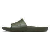 Crocs Unisex Slides In Army Green