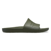 Crocs Unisex Slides In Army Green