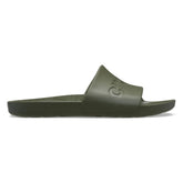 Crocs Unisex Slides In Army Green