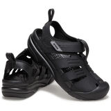 Crocs Mens Yukon Fisherman Sandals In Black