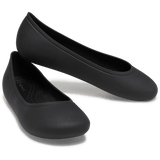 Crocs Womens Brooklyn Flat Pumps In Black