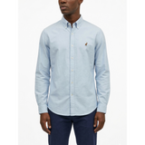 Polo Mens Long Sleeve Essential Oxford Shirt In Blue