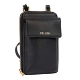 Cellini Hazel Phone Sling In Black