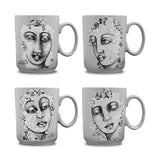 Carrol Boyes Mug Set Of 4 Succulent Faces