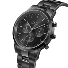 Daniel Wellington Iconic Chronograph Link Onyx Black Watch