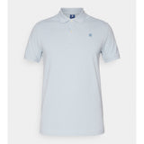 G-Star Raw Mens Dunda Slim Golfer In Baby Blue
