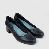 Hush Puppies Ladies Soft Fynn Heels Black