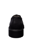 Zerga Mens Pienza Leather Shoes In Black