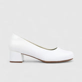 Hush Puppies Ladies Soft Fynn Heels In White
