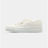 Calvin Klein Womens Vulc Platform Shoes In White