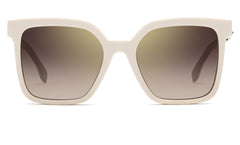 Fendi Square Sunglasses For Women In Ivory