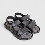 Ryder Mens Trek Sandals In Black & Grey