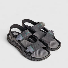 Ryder Mens Trek Sandals In Black & Grey