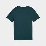 Puma Boys Essential No.1 Logo T-Shirt In Green Blue