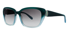 Vera Wang Gradient Frame Sunglasses For Women In Teal
