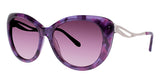 Vera Wang Leo Sunglasses For Women In Purple