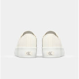 Calvin Klein Womens Vulc Platform Shoes In White