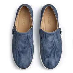 Hotter Ladies Daisy Shoes In Aquatic Blue