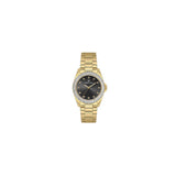 Daniel Klein Ladies Gunmeatl Dial Watch In Gold