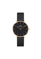Daniel Wellington Black And Rose Gold Watch