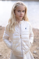 Polo 0055065 Jamie Twofer Puffere Jacket Silver