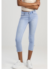 Sissyboy P30894 Capri With Slit And Diamantes Periwinkle