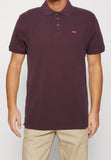 Levis Mens Ama Housemark Polo Shirt In Purple