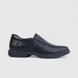 Hush Puppies Mens Slip On Kenny Premium In Black