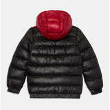 Guess Boys Padded Long Sleeve Puffer Jacket In Black