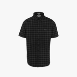 Pringle Mens Oscar Short Sleeve Classic Oxford Shirt In Black