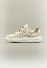Replay Womens Olympe Allover Sneakers In Gold