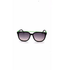 Diesel Square Frame Sunglasses For Men In Black & Green