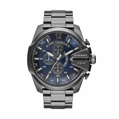 Diesel Men's Mega Chief Gunmetal Round Stainless Steel Watch