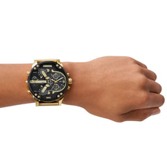 Diesel Mens Mr Daddy 2.0 Watch In Gold