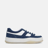 Diesel Mens D Long Low Sneakers In Indigo
