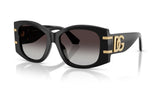 Dolce & Gabbana Square Frame Womens Sunglasses In Black