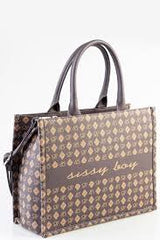 Sissyboy Bg764 All Over Print Shopper Brown