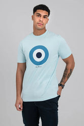 Ben Sherman Target T-Shirt In Light Blue