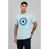 Ben Sherman Target T-Shirt In Light Blue