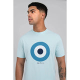 Ben Sherman Target T-Shirt In Light Blue