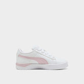 Puma Girls Jada Classic Shoes In White & Pink