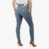 Guess Womens Lana 1981 High Rise Skinny Jeans In Light Wash