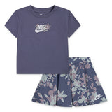 Nike Girls Printed Club Scooter Set In Indigo