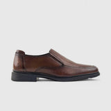 Hush Pupppies Mens Jerry Tan Leather Shoes