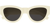 Saint Laurent Womens Sunglasses In Cream
