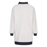 Converse Girls Long Sleeve Polo Dress In Natural
