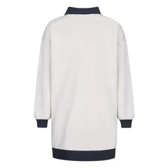 Converse Girls Long Sleeve Polo Dress In Natural